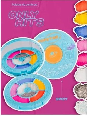 Producto - Paleta de Sombras ONLY HITS -Línea POPSTAR - Ruby Rose