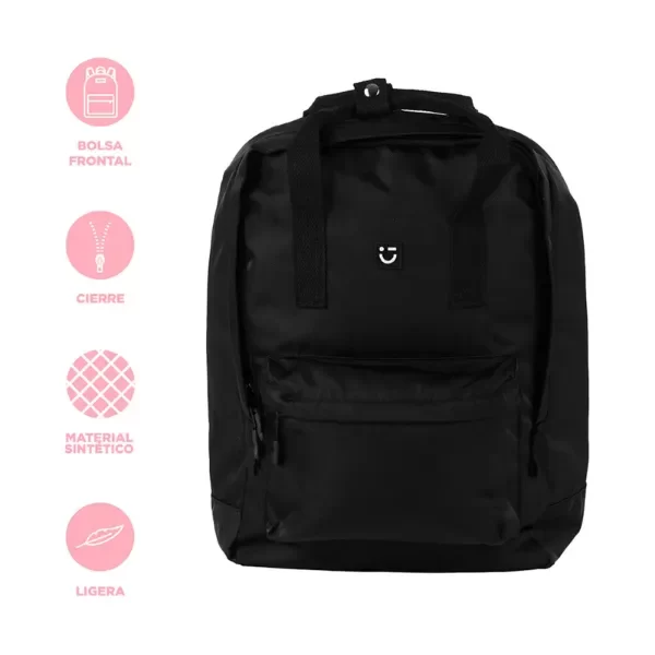 Producto - Mochila importada Miniso Negra - 1