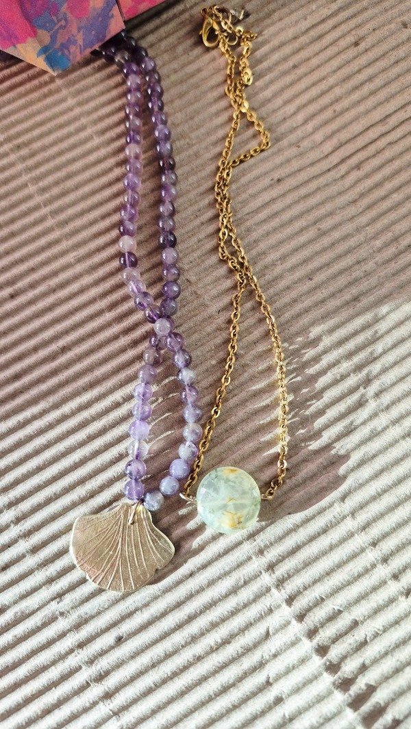 Producto - Collar Ginkgo Amatista