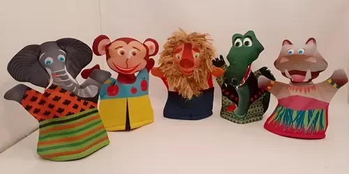 Producto - TEATRO GRANDE + TÍTERES MANOPLAS SELVA - 1
