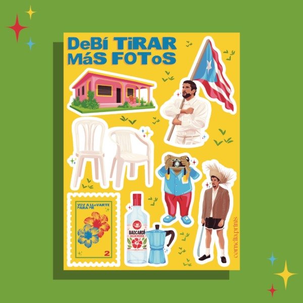 Producto - Set Troquelado 'Debí Tirar Más Fotos' DtMF Bad Bunny
