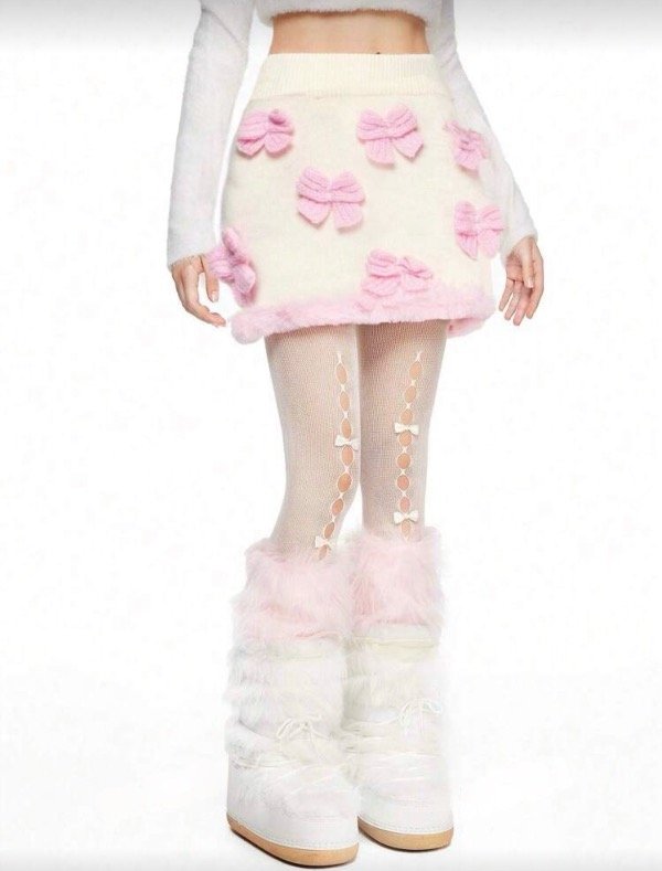 Producto - Pollera annie con moñitos