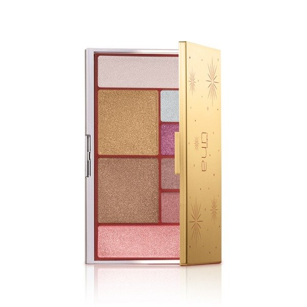 Producto - Paleta multifuncional Celebrar: sombras, iluminador, rubor - Una