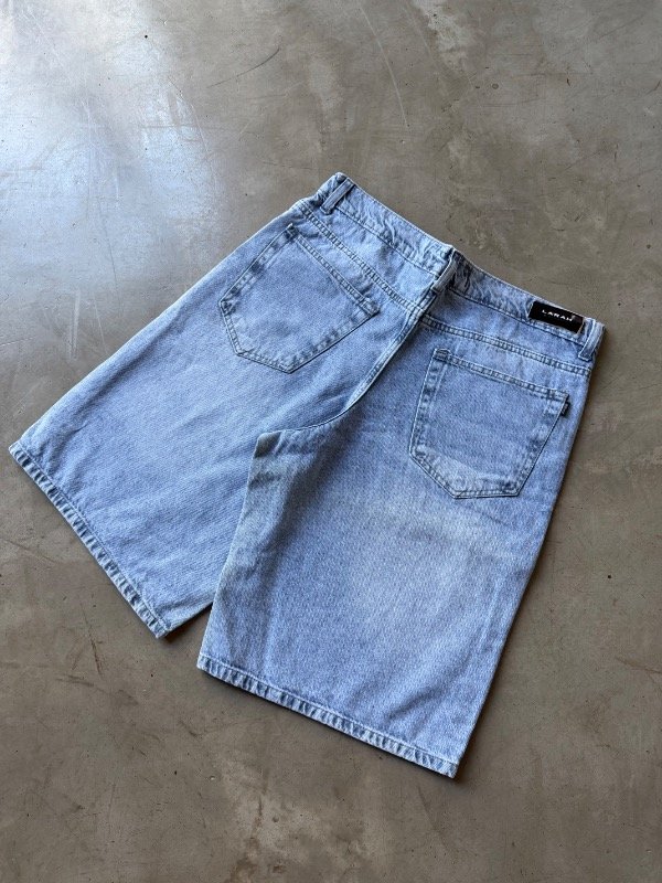 Producto - Bermuda Jean celeste - 1