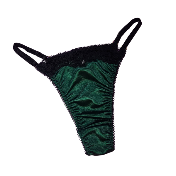 Producto - Colaless regulable satén verde