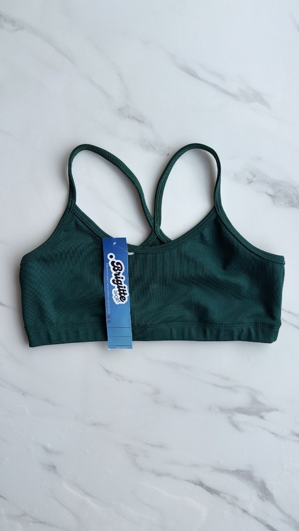 Producto - Top liso verde inglés T1