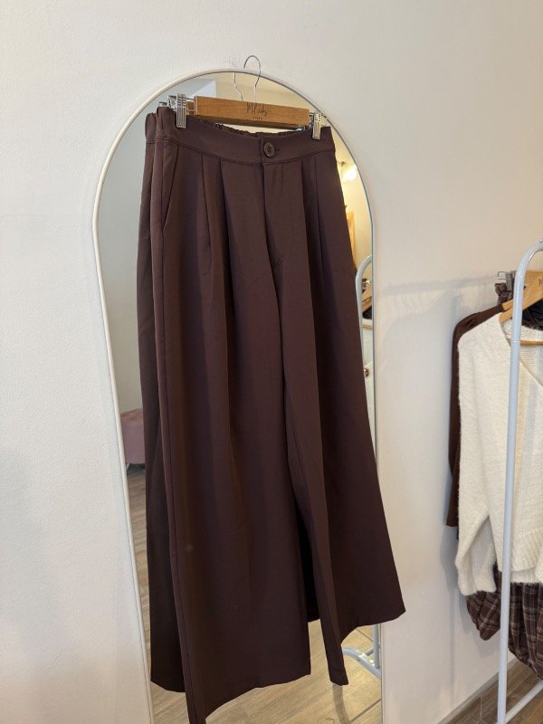 Producto - Pantalón Sastrero Chocolate Malika