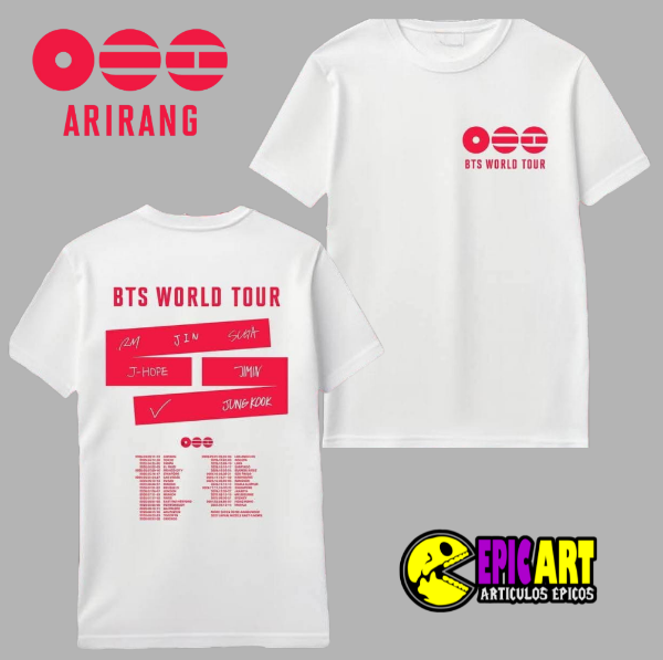 Producto - Remera BTS World Tour ARIRANG