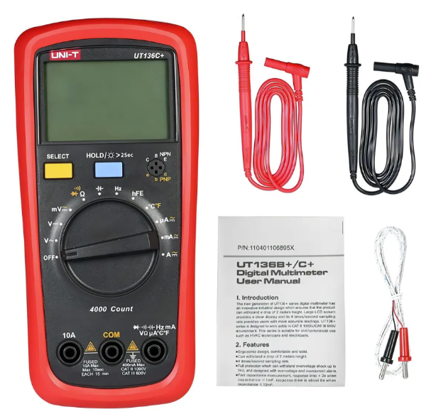 Producto - Multímetro Tester Digital Compacto UNI-T Ut136c+ Plus - 2