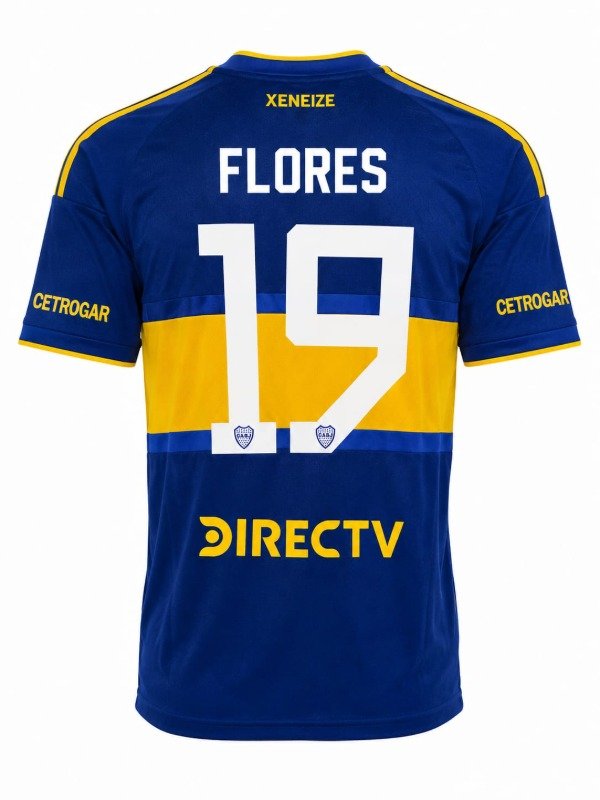 Producto - CAMISETA BOCA JRS TITULAR 2026/2027 NIÑOS/ADULTOS #19 FLORES - 1