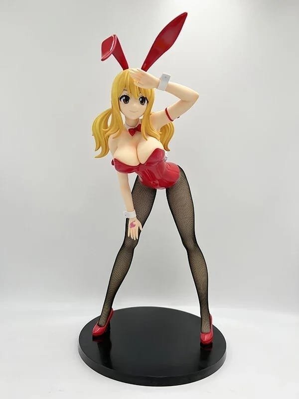 Producto - Figura Lucy Heartfilia con medias red reales - Fairy Tail 38cm