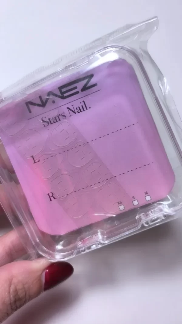 Producto - Cajas c/ adhesivos pegatinas y cartón cito para Press on  Nails cajitas