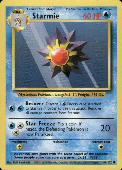 Producto - Starmie (64/102) [Base Set Unlimited]