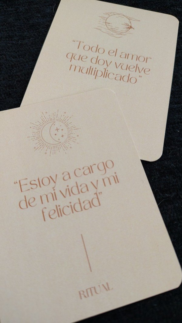 Producto - Afirmaciones diarias - Ritual - 5