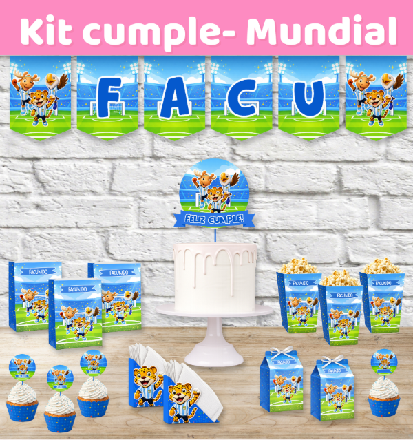 Producto - Kit Cumple tematico-Mundial