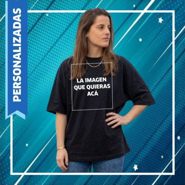 Producto - Remera oversize personalizada