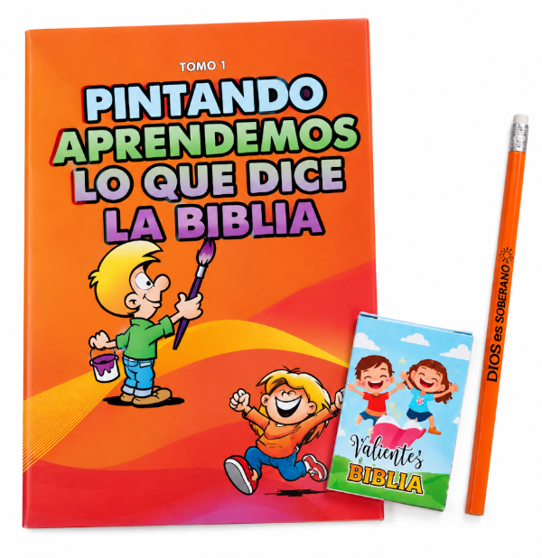 Producto - PROMO X2 UNDS Revista p/colorear + Lapiz + Cartas Valientes