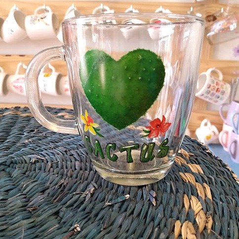 Producto - TAZA BOMBE DE VIDRIO CORAZON