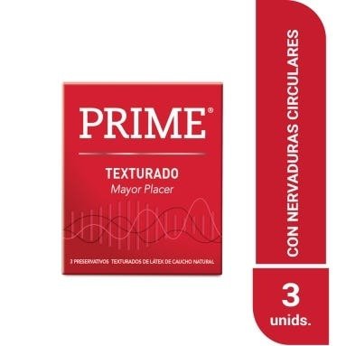 Producto - Preservativos Prime Texturado x3un