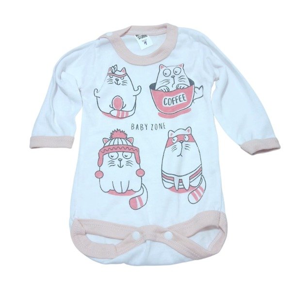 Producto - Body gatitos rosa T6