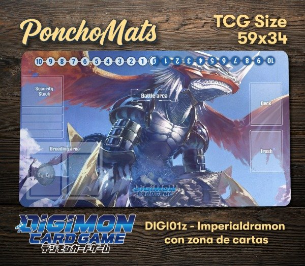 Producto - Digimon DTCG Imperialdramon TCG CCG OCG con o sin zonas