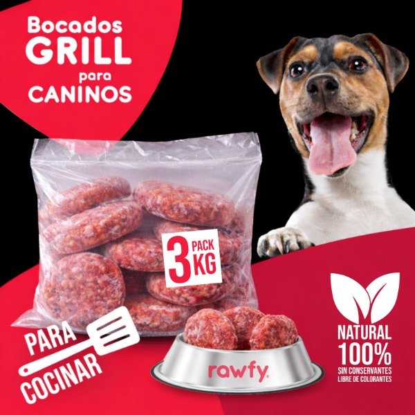 Producto - Pack GRILL Bocados para Caninos x 3 Kg.