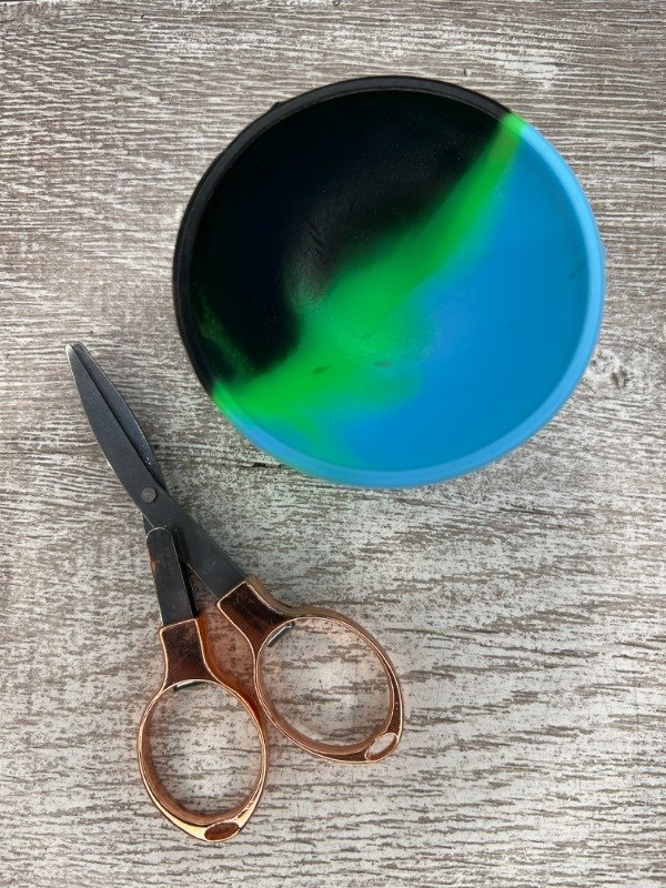 Producto - Set Cuenco Silicona y Tijerita