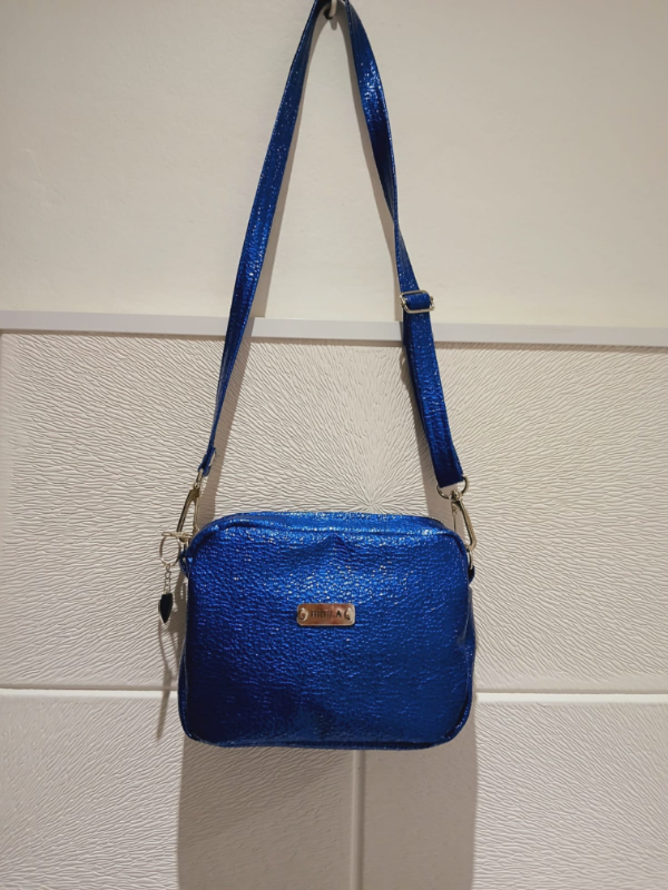 Producto - Bandolera Niza azul (brillante)