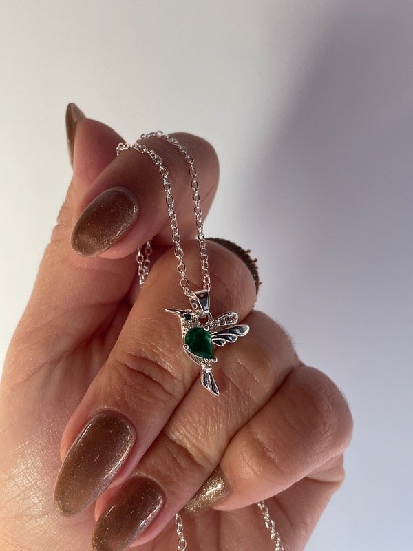 Producto - Collar Colibrí Verde