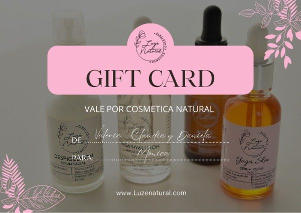 Producto - Gift Card Luze Natural Cosmética Consciente D3