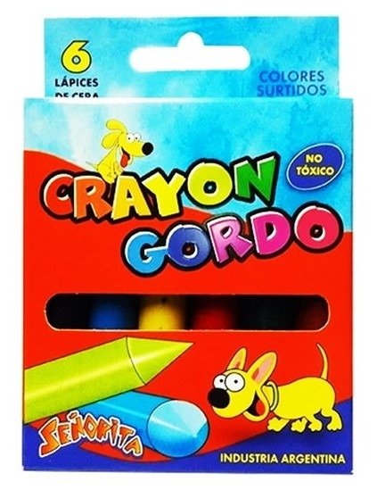 Producto - LAPIZ/PASTA SEÑORITA GORDO x6u.