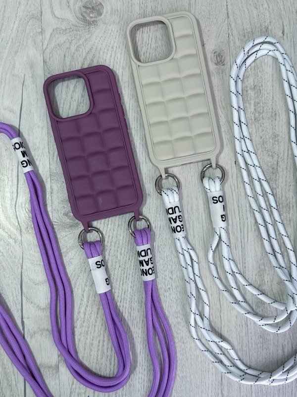 Producto - FUNDA TPU PUFFER CON CORREA IPHONE 16 PRO - 0