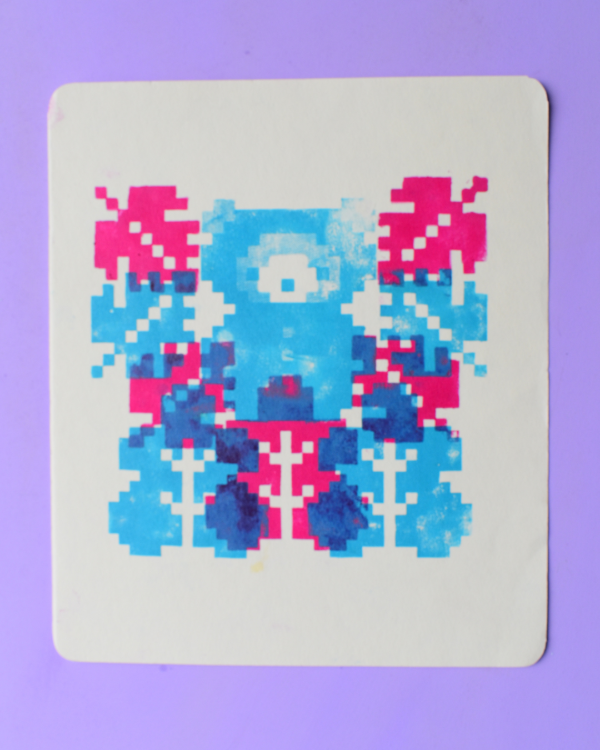 Producto - OSO y fronda - Monocopia con cuadrito