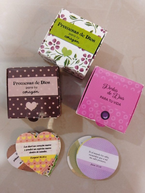 Producto - CAJITAS PERLAS promesas BIBLICAS