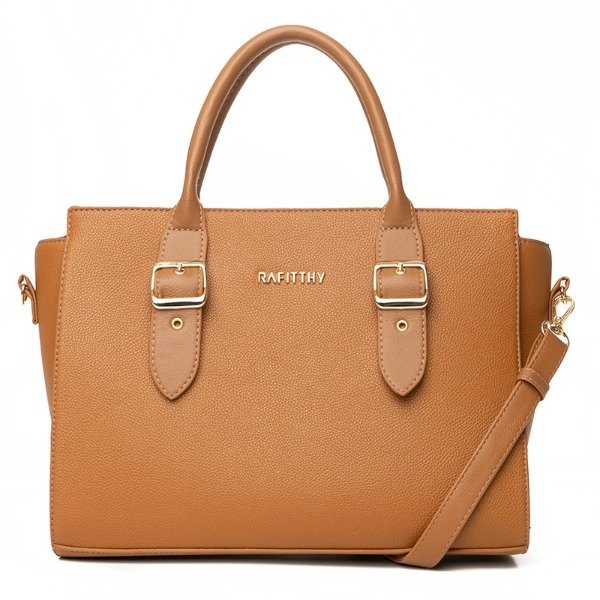 Producto - BOLSO RAFITTHY MARRON CARAMELO