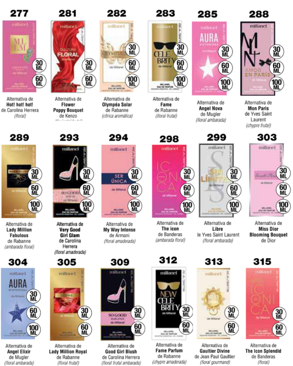 Producto - Alternativas Femeninas de 30ml Millanel - 3