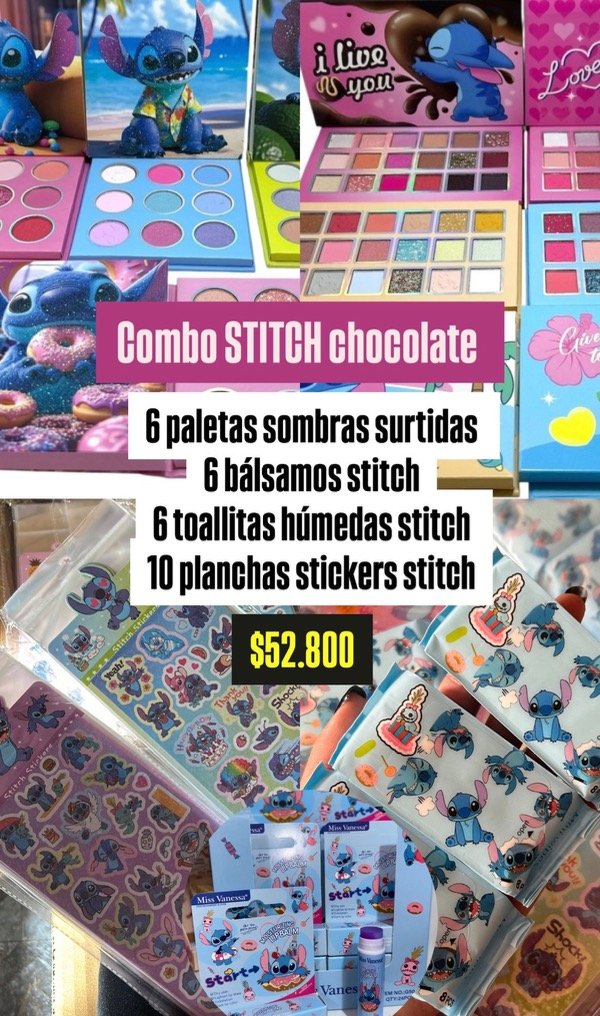 Producto - Combo STITCH chocolate