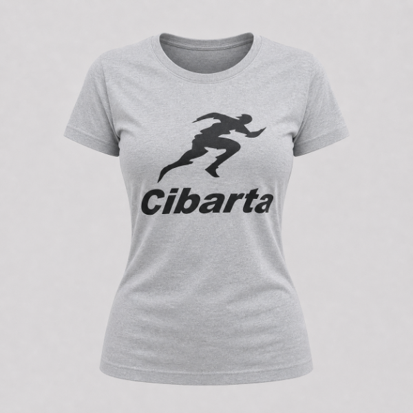 Producto - Remera Mujer Deportiva Cibarta VELOCISTA Gris algodón