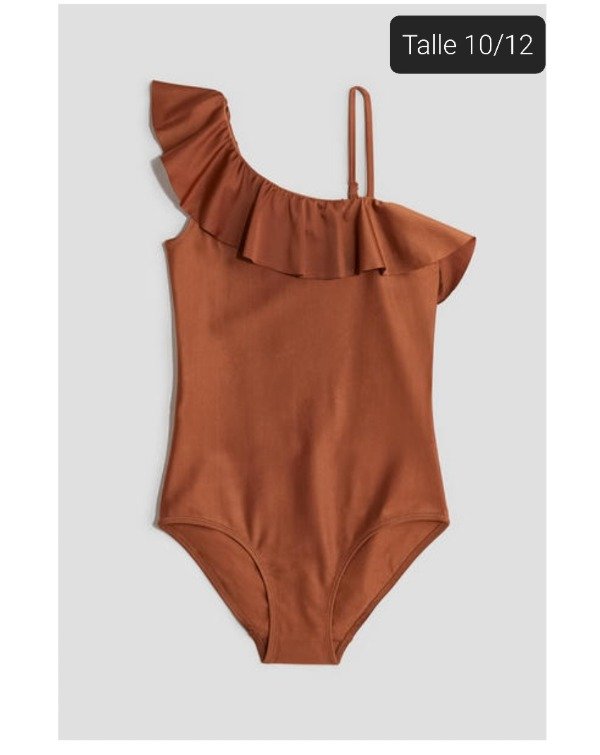 Traje de baño HyM talle 10/12 chocolate