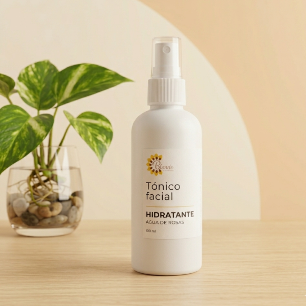Producto - Tónico facial hidratante agua de rosas - 0