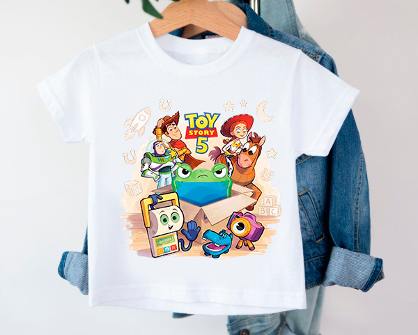 Producto - PLANTILLAS REMERAS TOY STORY 5
