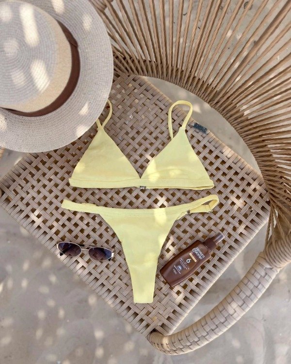 Producto - Bikini Cata amarillo pastel - 0