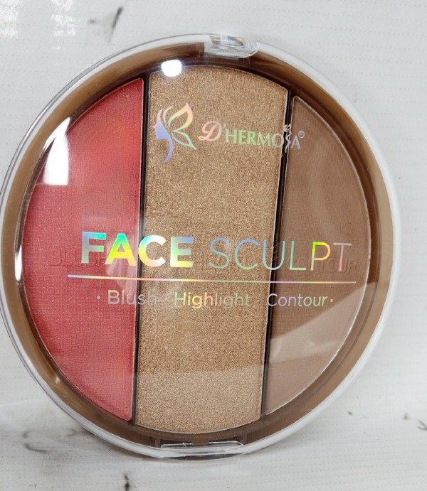 Producto - Face sculpt rubor, iluminador, contorno 03 - D'hermosa