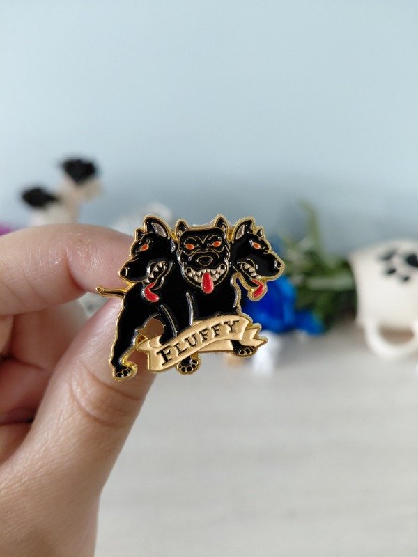 Producto - Pin metalizado - Harry Potter "Fluffy" #1534