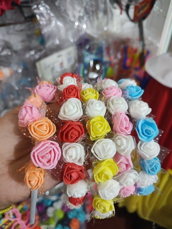 Producto - Vincha rositas x1 u.