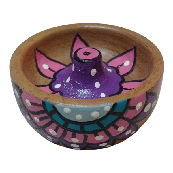 Producto - Porta Sahumerio de Algarrobo ALTO PA 005 / Precio Mayorista