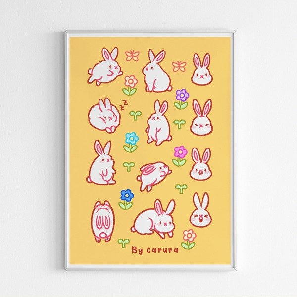 Producto - Print Spring bunnies