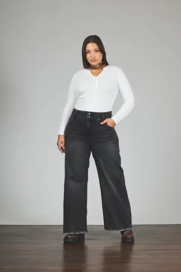 Producto - Jean BAGGY CENITHO negro cintura ancha 883 - elastizado