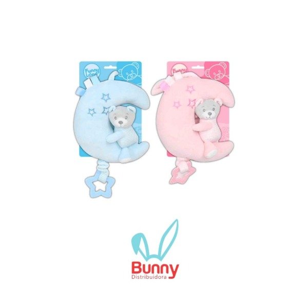 Producto - CUNERO MUSICAL DE PLUSH OSO ROSA/CELESTE
