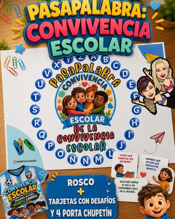 Producto - PASAPALABRA. CONVIVENCIA ESCOLAR